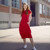 Šaty Raindrop Long Day Red M+XL II. jakost (Velikost XL)