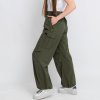Dámské khaki parachute kalhoty (Velikost L)