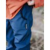 Dětské navy softshell kalhoty s fleecem 4