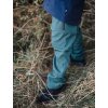 Dětské zelené softshell kalhoty s fleecem 3