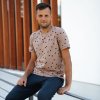 Pánské crema tričko les (Velikost M)