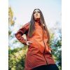 Dámský terakota softshell oversize kabátek 4