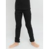 Dětské černé merino leginy