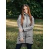 Šedý oversoze kabátek