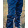 Dětské navy stretch softshell kalhoty s fleecem 3