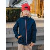Dětská jednobarevná navy bunda 2