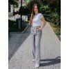 Kalhoty Wide Grey