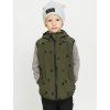 Dětská khaki softshell vesta LES