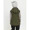 Dětská khaki softshell vesta LES 2