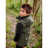Dětská khaki softshell vesta LES 4