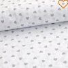 Srdiečka sivé na bielom