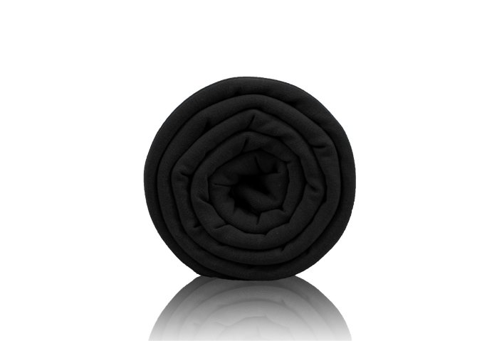 Úplet s kašmírem černý