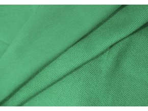 Teplákovina nepočesaná diagonál zelená new