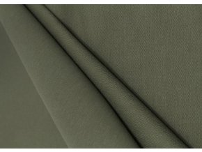 Teplákovina nepočesaná khaki akce