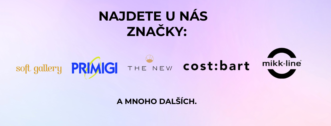 najdete u nás tyto značky