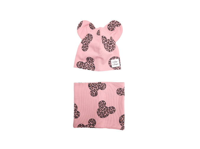 Jarní set - Mickey - růžový