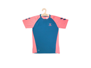 Triko - sportovní - tyrkysovo/růžové