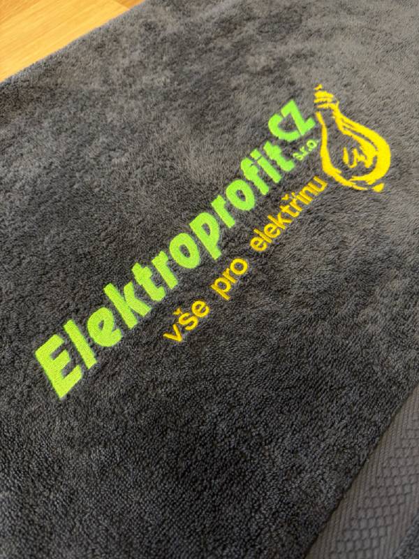 Výšivka ručníků - Elektroprofit CZ
