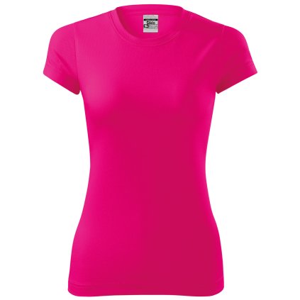 damske funkcni triko A neon pink