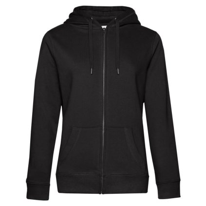 damska mikina zipper A cerna