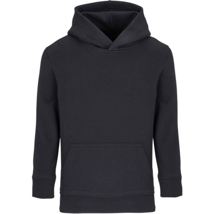 detska mikina hooded A cerna