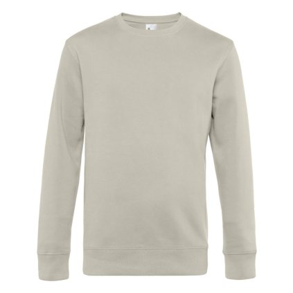 Pánská mikina přes hlavu bez potisku BIO