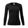 damske tricko s dlouhym rukavem A cerna