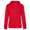 damska mikina zipper A cervena