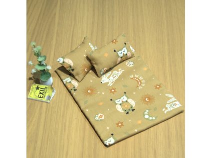 lozni souprava mala zviratka bezova1