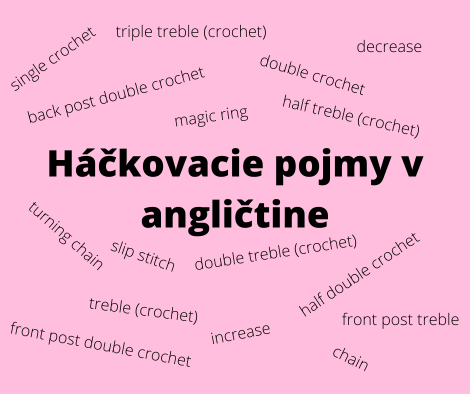 Háčkovacie pojmy v angličtine