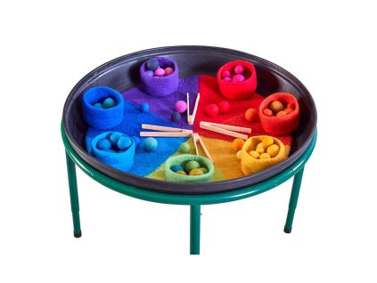 Duhová plstěná podložka