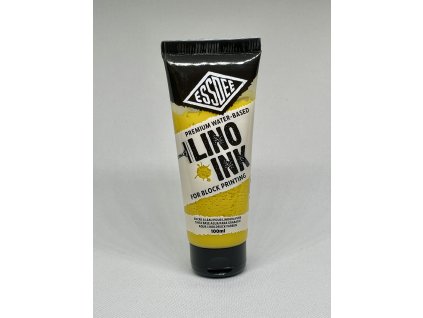 tlacova farba linoryt zlta