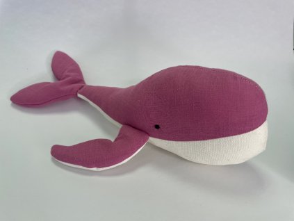 123 handmade dekoracie velryba ruzova sikovny obchodik