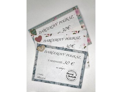 Darčekový poukaz 30€