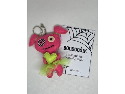 boodoosik privesok dievca ruzova