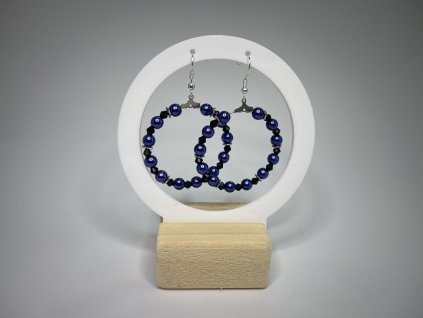 dop30 handmade doplnky nausnice 2 koralkove visiace modre velke sikovny obchodik 3