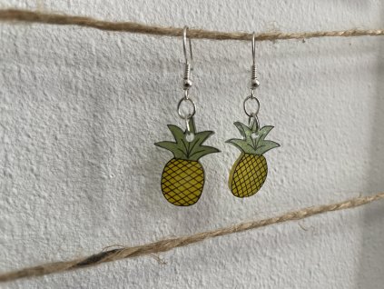 dop02 handmade doplnky nausnice zmrtovacia folia ananas sikovny obchodik