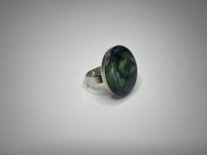 dop01 handmade doplnky prisme prsten zelena sikovny obchodik