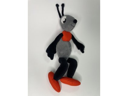 hn42 handmade dekoracie mravcek oranzovy sikovny obchodik.