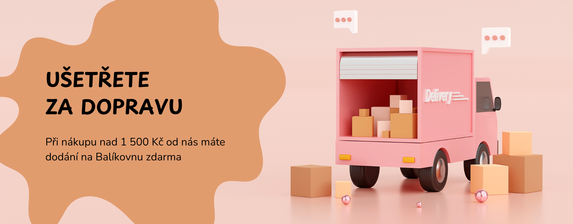 Doprava zdarma přes Zásilkovnu