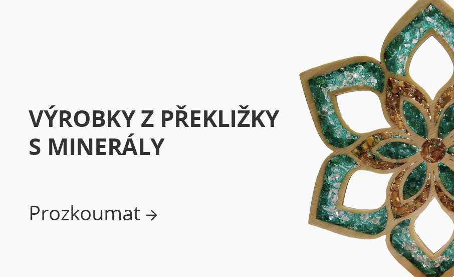 Výrobky z překližky s minerály