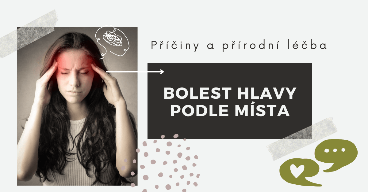 Bolest hlavy podle místa