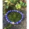 Meditace a hluboký klid - náramek z lapis lazuli a bodhi