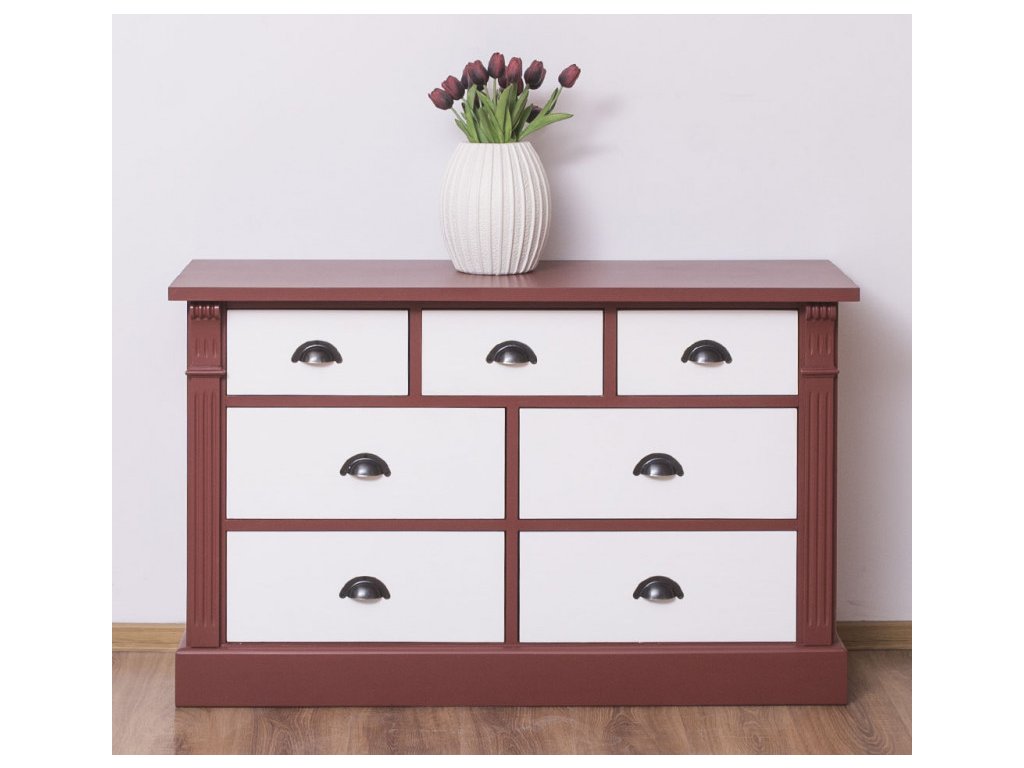 chest of drawers with 7 drawers corp p029 drawers p004 double color