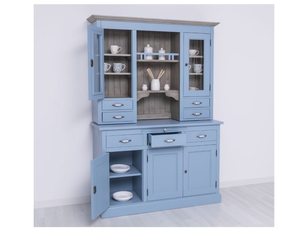 3 door sideboard 3 bas drawers 2 glass doors 4 drawers sup open space color ext p053 color int p037 doule colored (1)