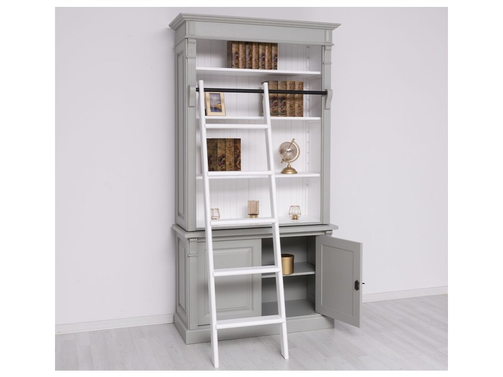2 door bas bookcase sup open display case color ext p077 color int p004 double colored