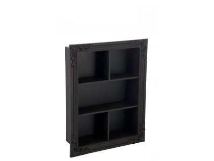 Nástěnná skříňka černá MEG