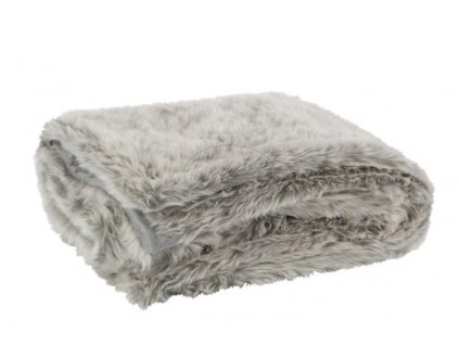 Deka šedá FAUX FUR 1