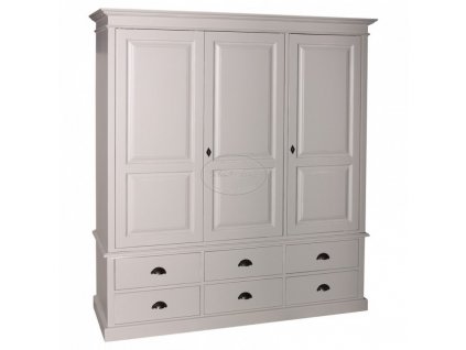 Dřevěná šatní skříň PS-363