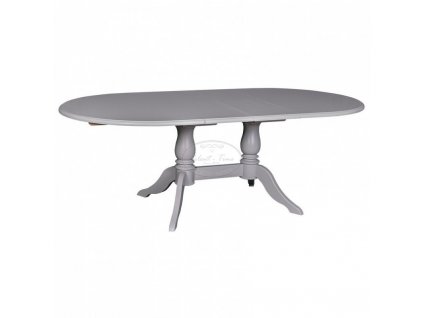 Dřevěný jídelní stůl rozkládací oválný PS-379